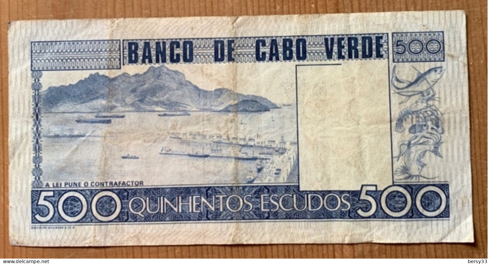 CAP VERT Cabo Verde - Billlet 500 Escudos 20/01/1977 - Cap Verde