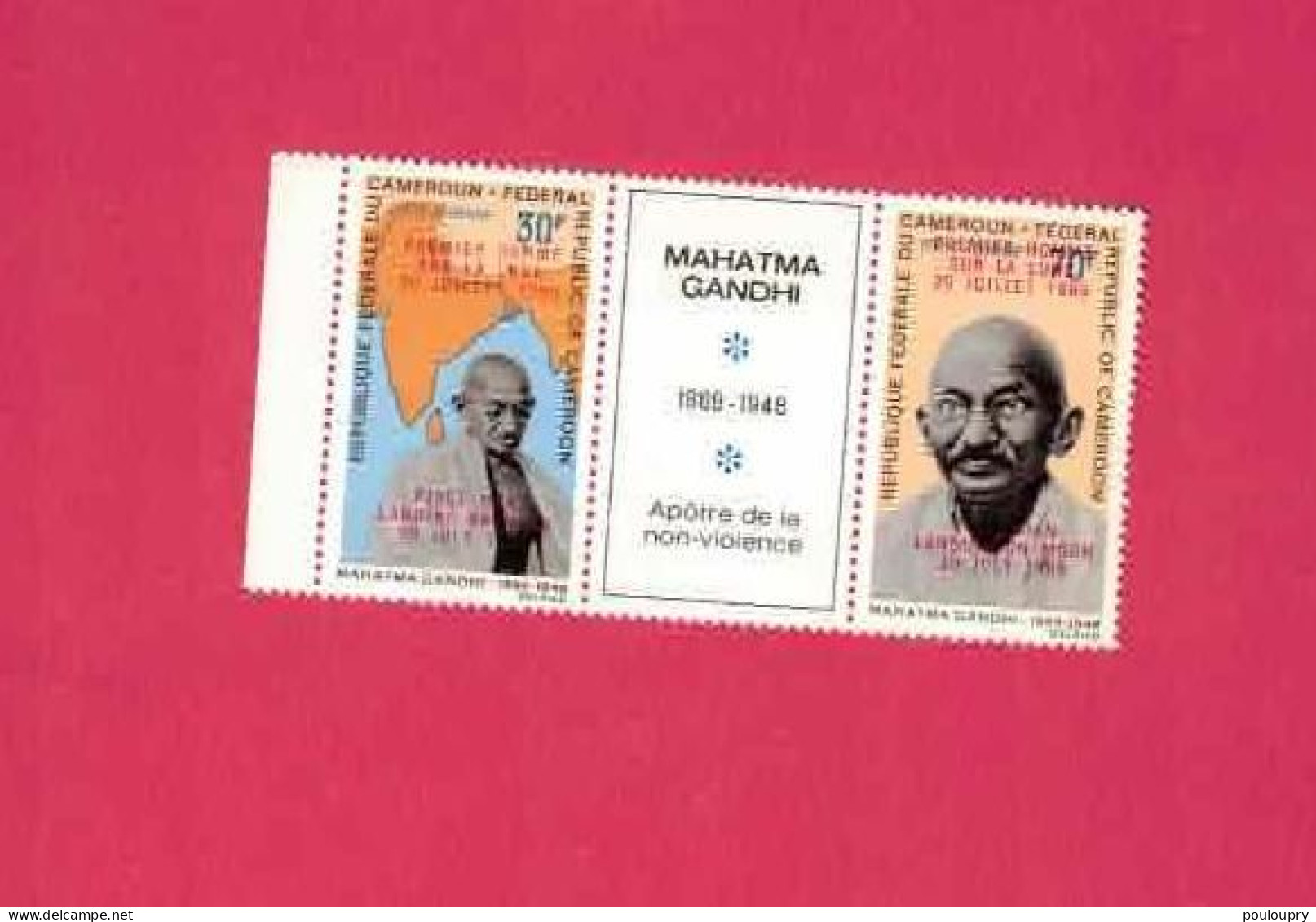 YT N° 151** Et 152** - Mahatma Gandhi - Kamerun (1960-...)