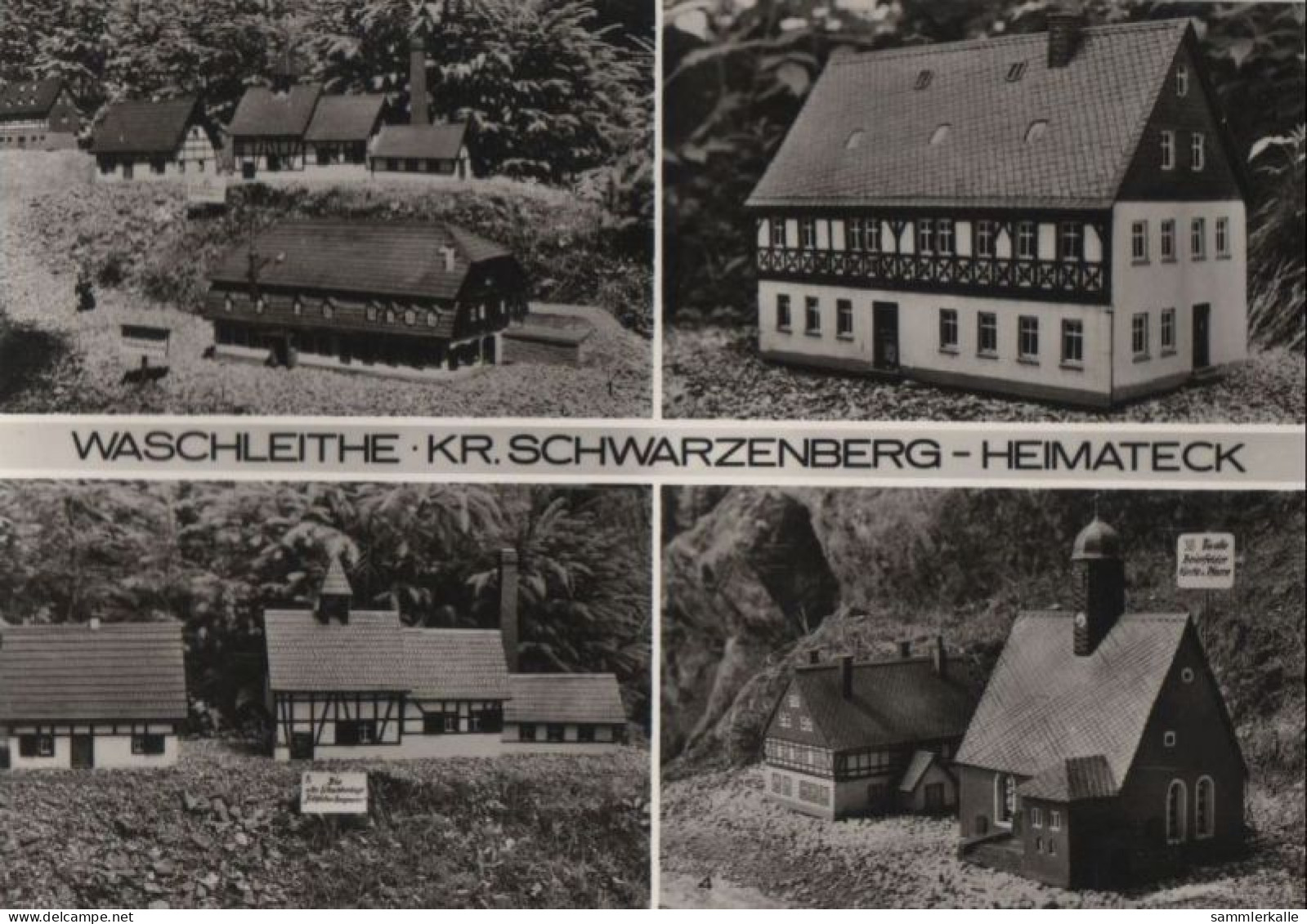 80588 - Grünhain-Beierfeld, Waschleithe - Heimateck, U.a. Modell Der Kirche - 1978 - Gruenhain
