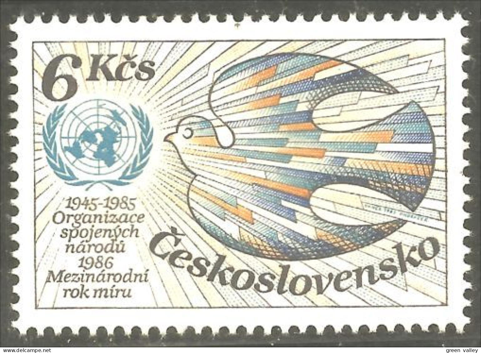 290 Czechoslovakia Pigeon Duif Taube Paloma Piccione MNH ** Neuf SC (CZE-414a) - Pigeons & Columbiformes