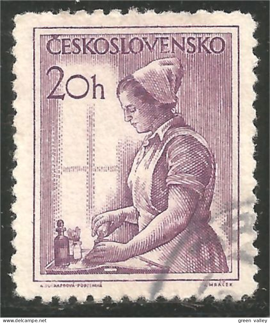 290 Czechoslovakia Nurse Infirmière (CZE-357d) - Other & Unclassified