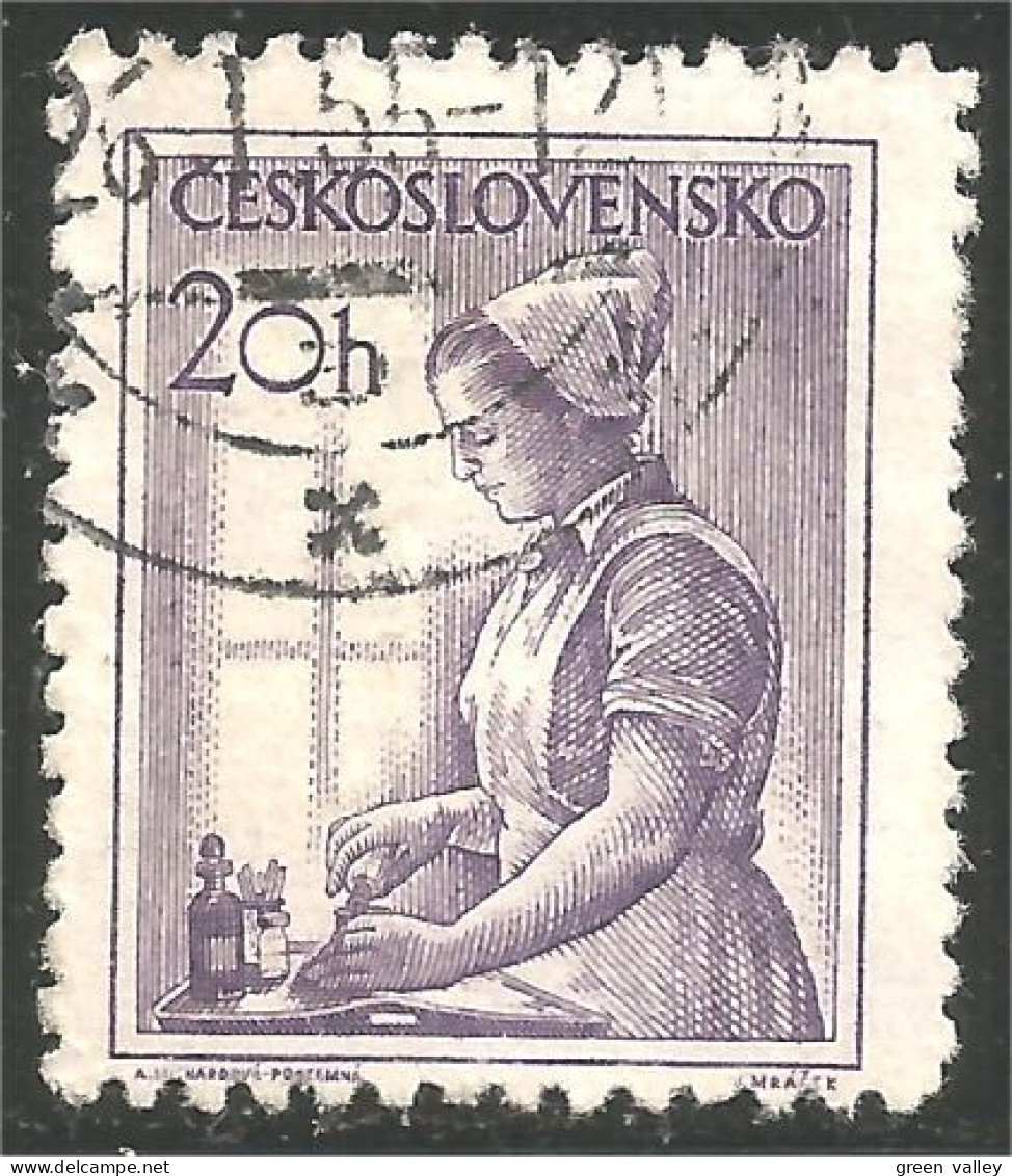 290 Czechoslovakia Nurse Infirmière (CZE-357e) - Andere & Zonder Classificatie