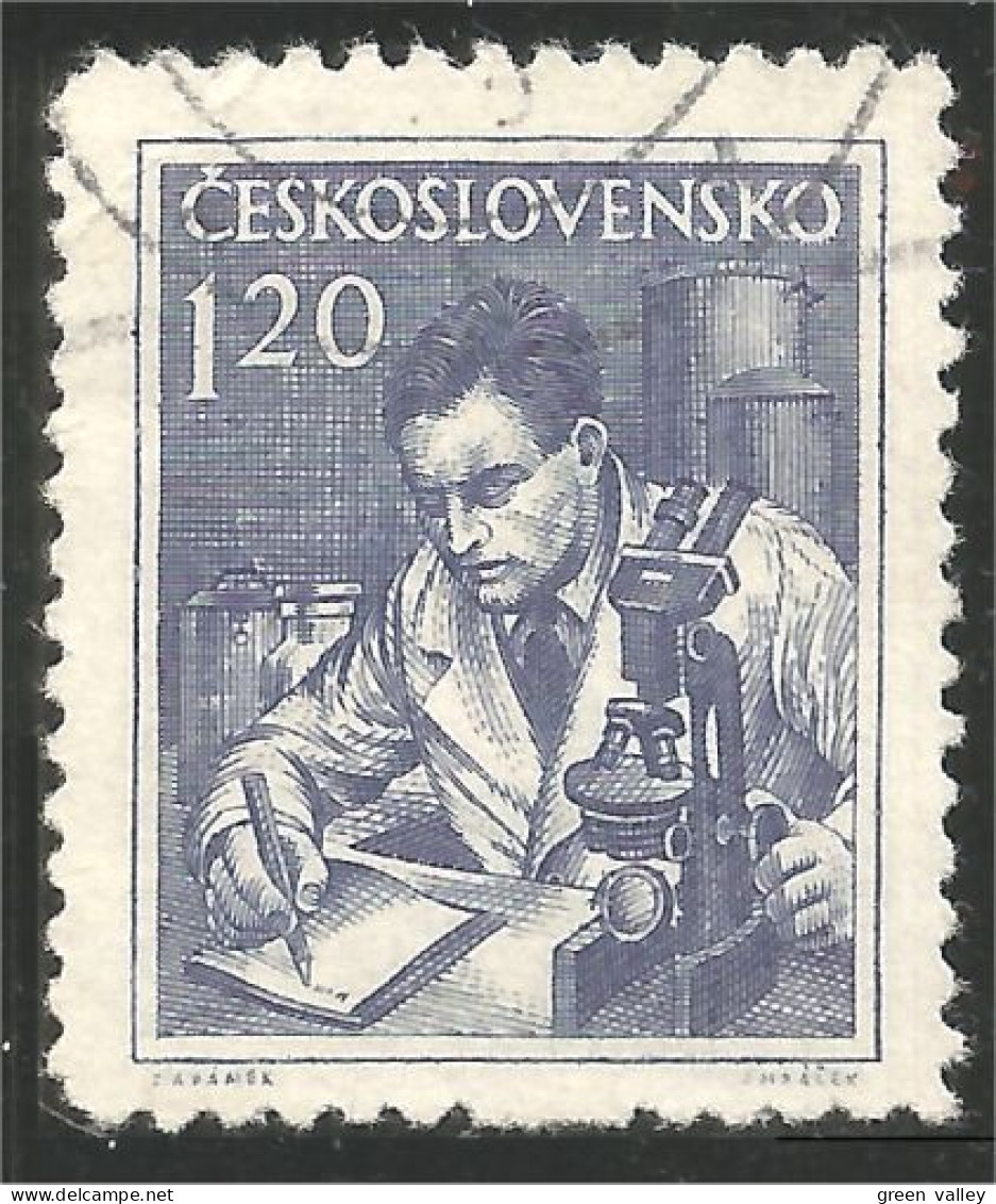 290 Czechoslovakia Scientifique Scientist Microscope (CZE-352b) - Física