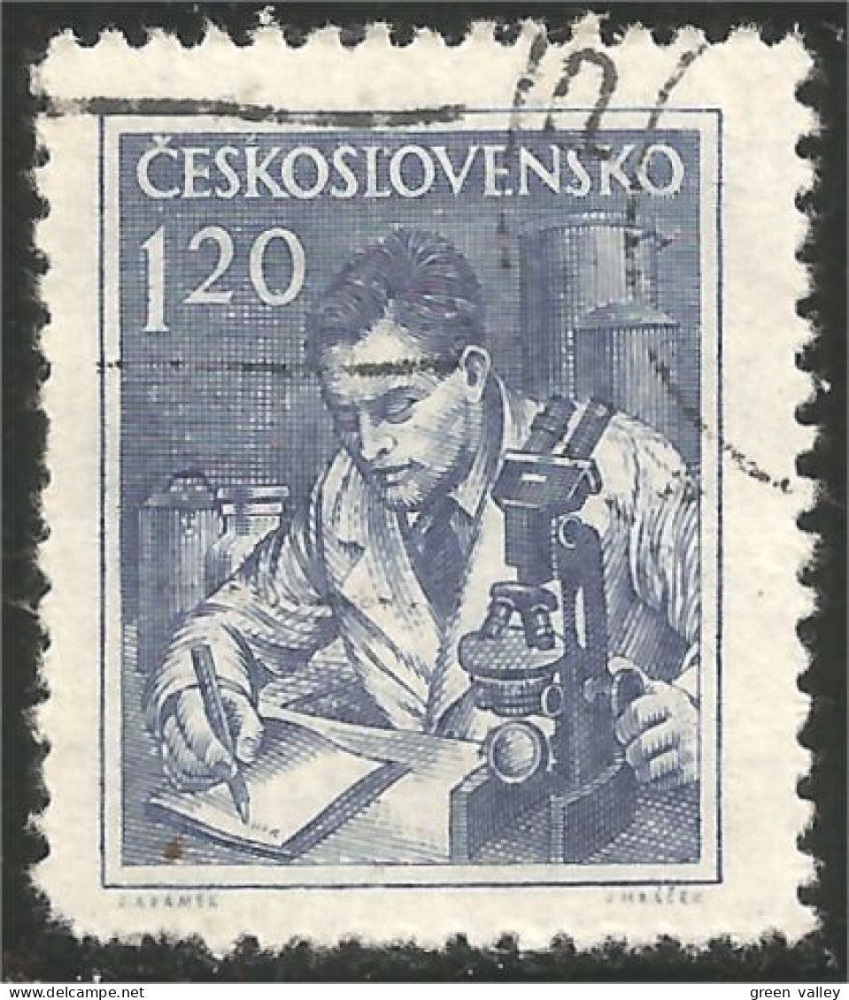 290 Czechoslovakia Scientifique Scientist Microscope (CZE-352e) - Geneeskunde