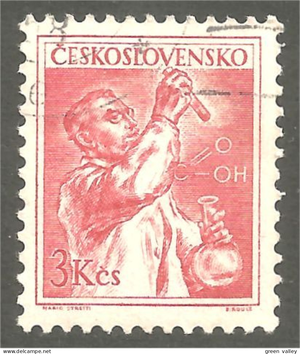 290 Czechoslovakia Chimiste Chemist (CZE-345e) - Chemie