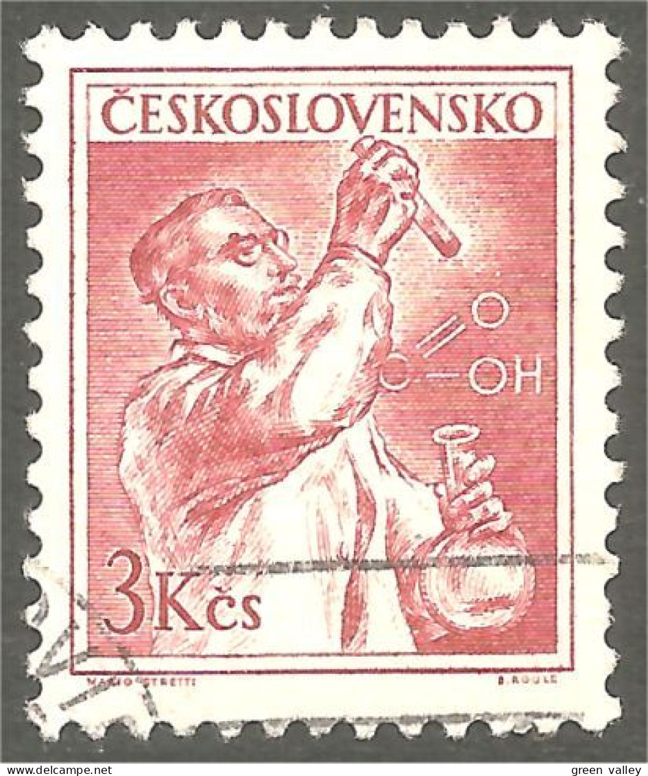 290 Czechoslovakia Chimiste Chemist (CZE-345c) - Chemie