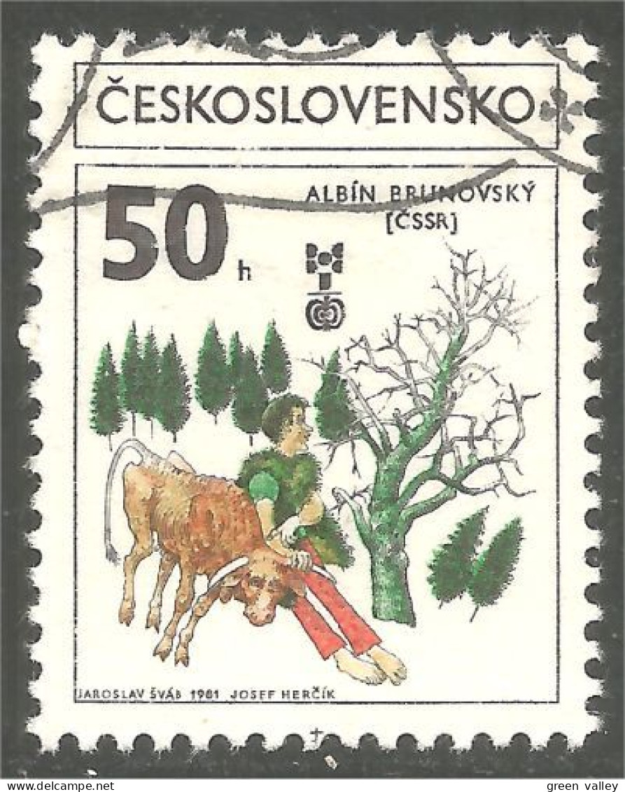 290 Czechoslovakia Vache Cow Vaca Kuh Koe Mucca Vacca (CZE-313) - Koeien