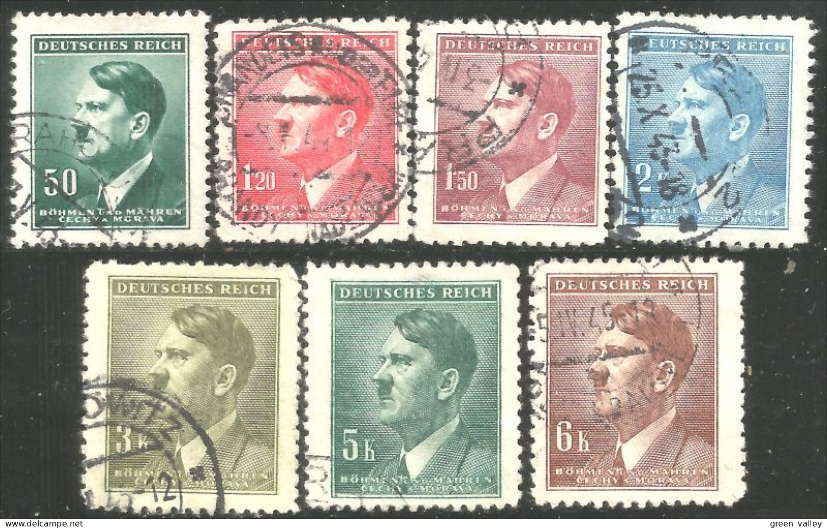 290 Czechoslovakia 1942 Bohemia Moravia Hitler (CZE-278) - Timbres Pour Journaux