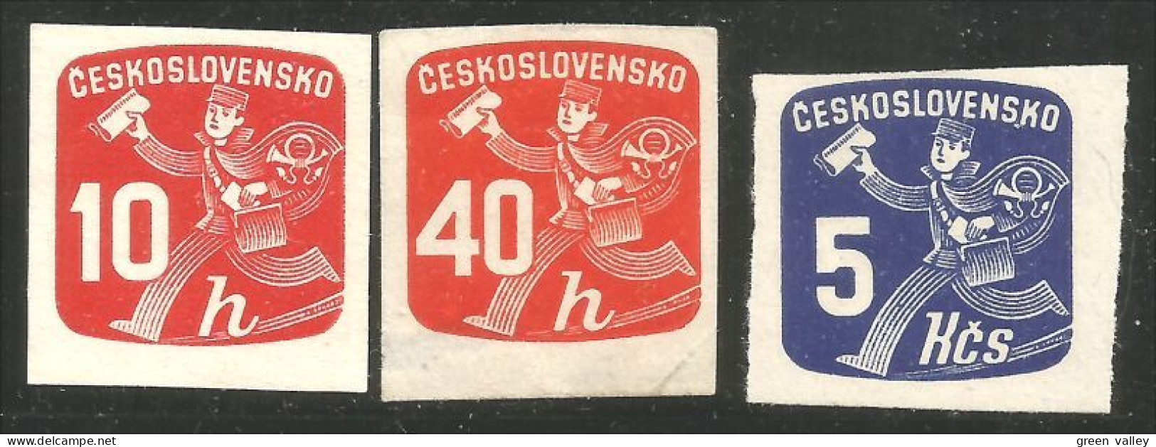 290 Czechoslovakia 1945 Newpaper Journaux (2) MH * Neuf (1) NO GUM (CZE-275) - Sellos Para Periódicos