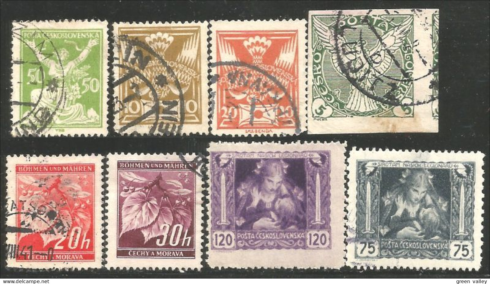 290 Czechoslovakia Old Stamps (CZE-252) - Used Stamps