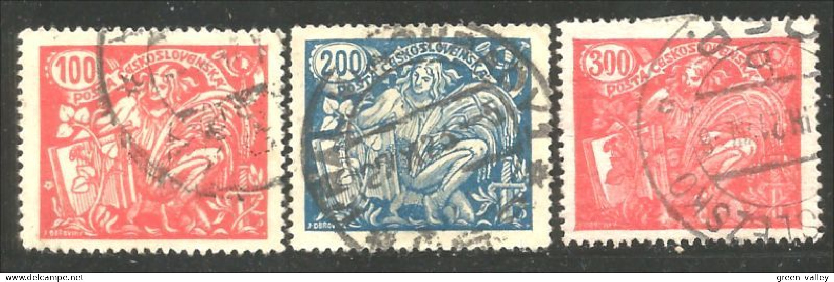 290 Czechoslovakia 1920 Agriculture Sciences (CZE-246) - Used Stamps