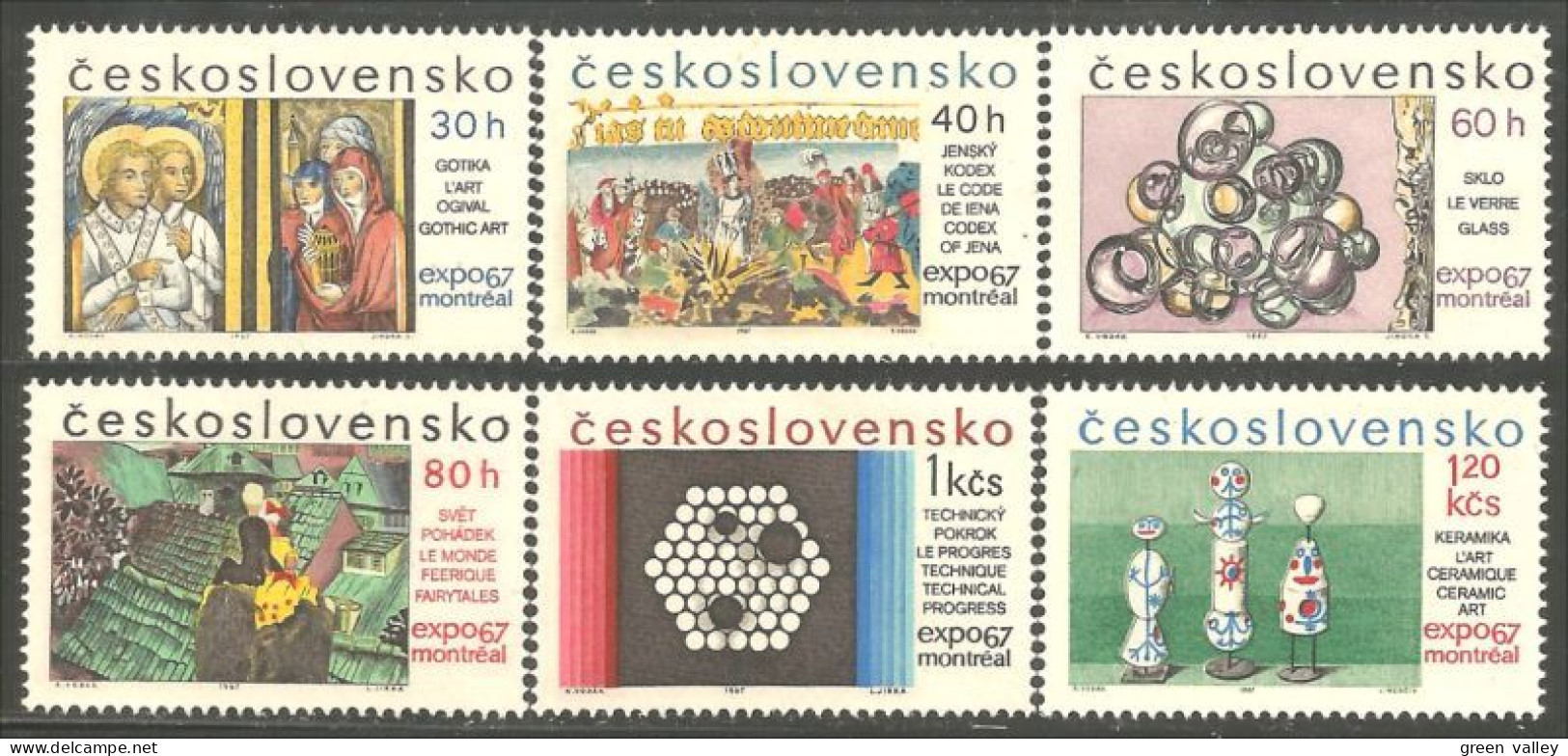 290 Czechoslovakia 1967 Montreal Expo MNH ** Neuf SC (CZE-210) - 1967 – Montréal (Canada)