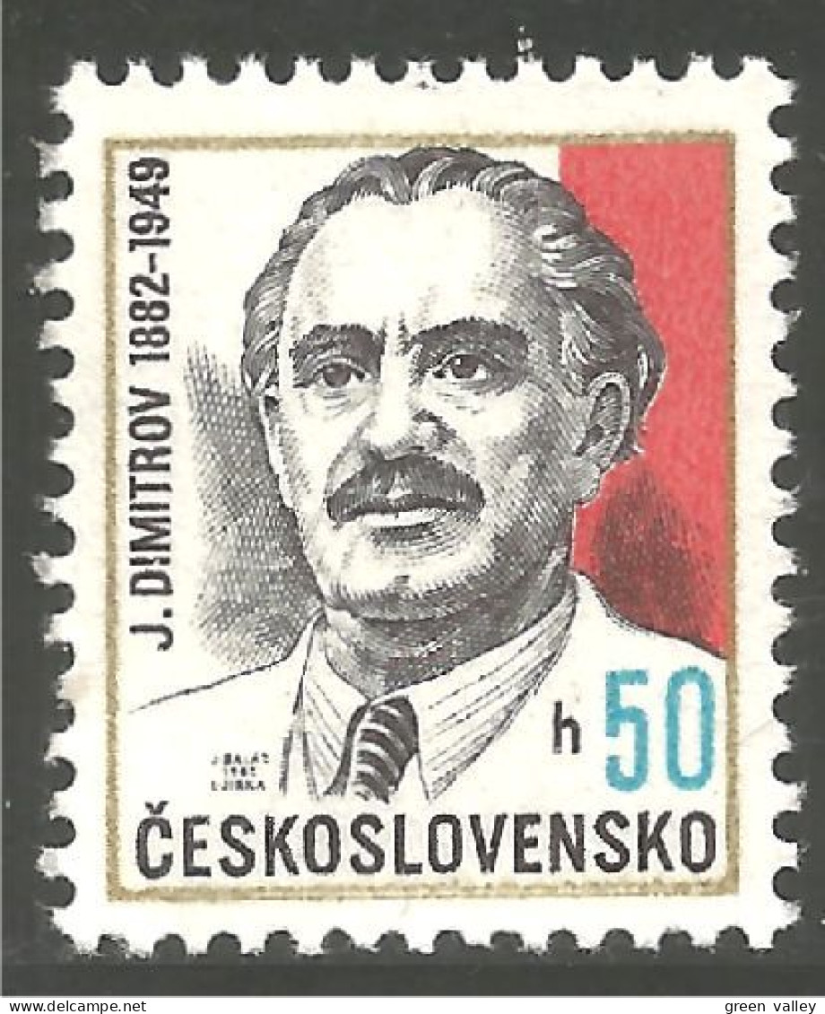290 Czechoslovakia George Dimitrov MNH ** Neuf SC (CZE-191) - Unused Stamps
