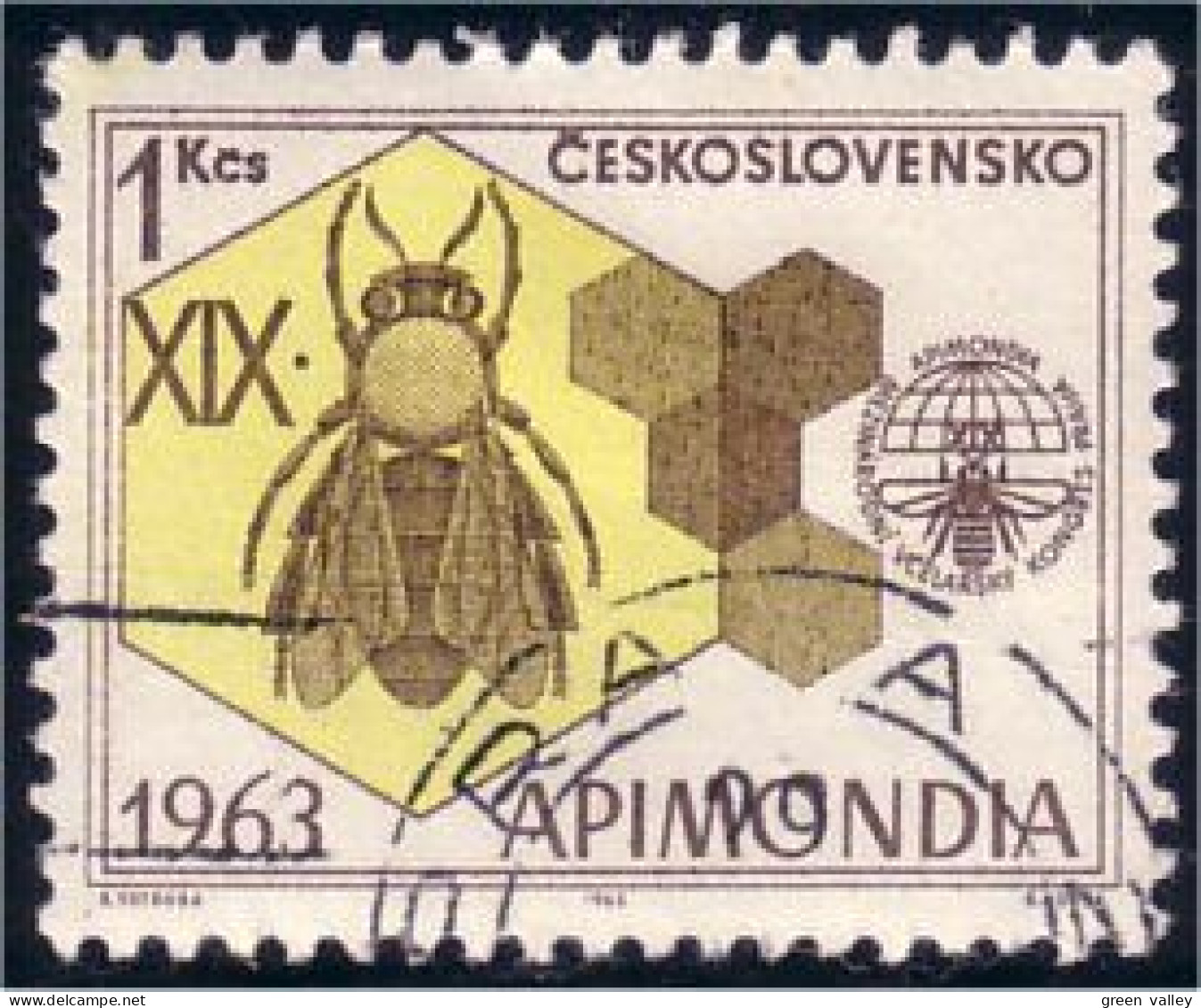 290 Czechoslovakia Abeille Bee Miel Honey Biene Honig Abeja Api Miele (CZE-29) - Api