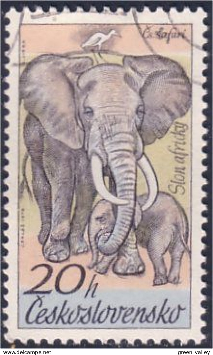 290 Czechoslovakia Elephant Elephants Elefant Elefante (CZE-20) - Elefanten