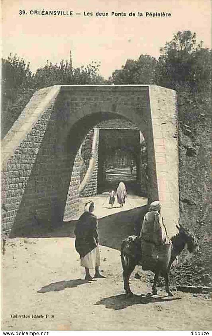 Algérie - Orléansville - Les Deux Ponts De La Pépinière - Animée - Ane - CPA - Voir Scans Recto-Verso - Chlef (Orléansville)