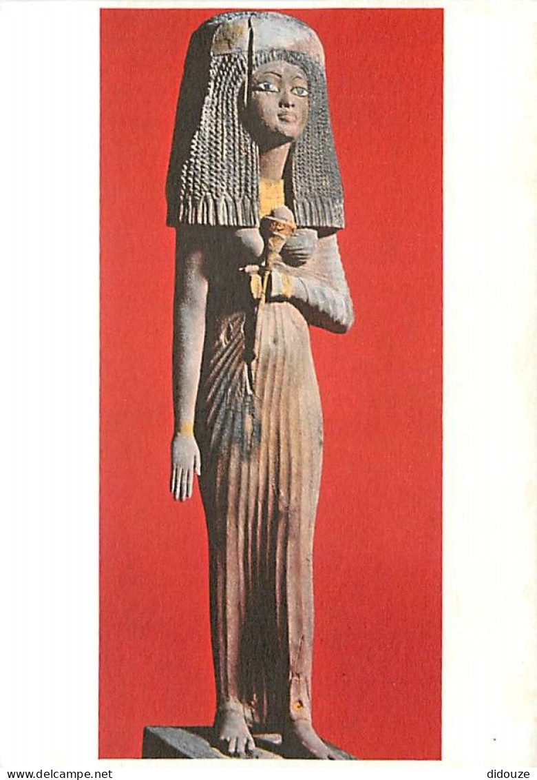 Egypte - Le Caire - Cairo - Musée Archéologique - Antiquité Egyptienne - Élégante Du Nouvel Empire. Statuette En Bois. F - Museums