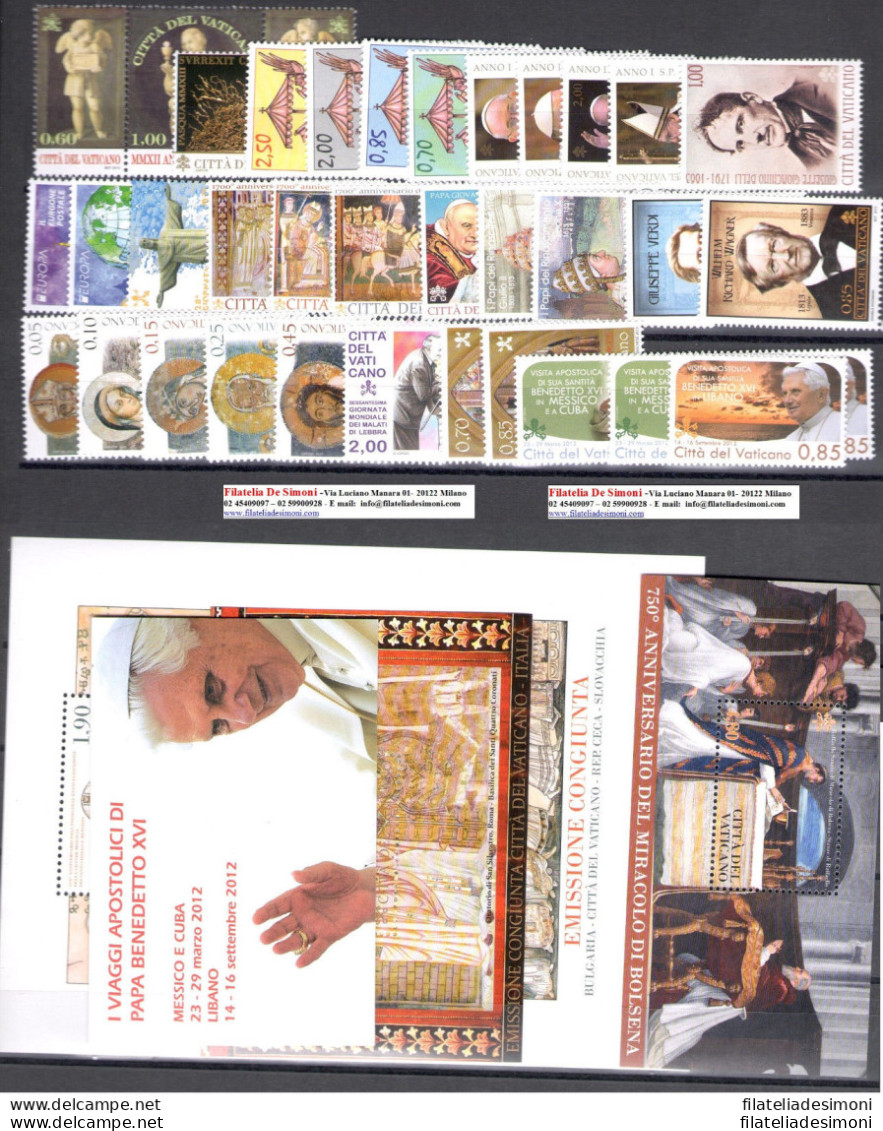 2013/2016 Vaticano, Offerta Papa Francesco,  Annate Complete - MNH** - Full Years