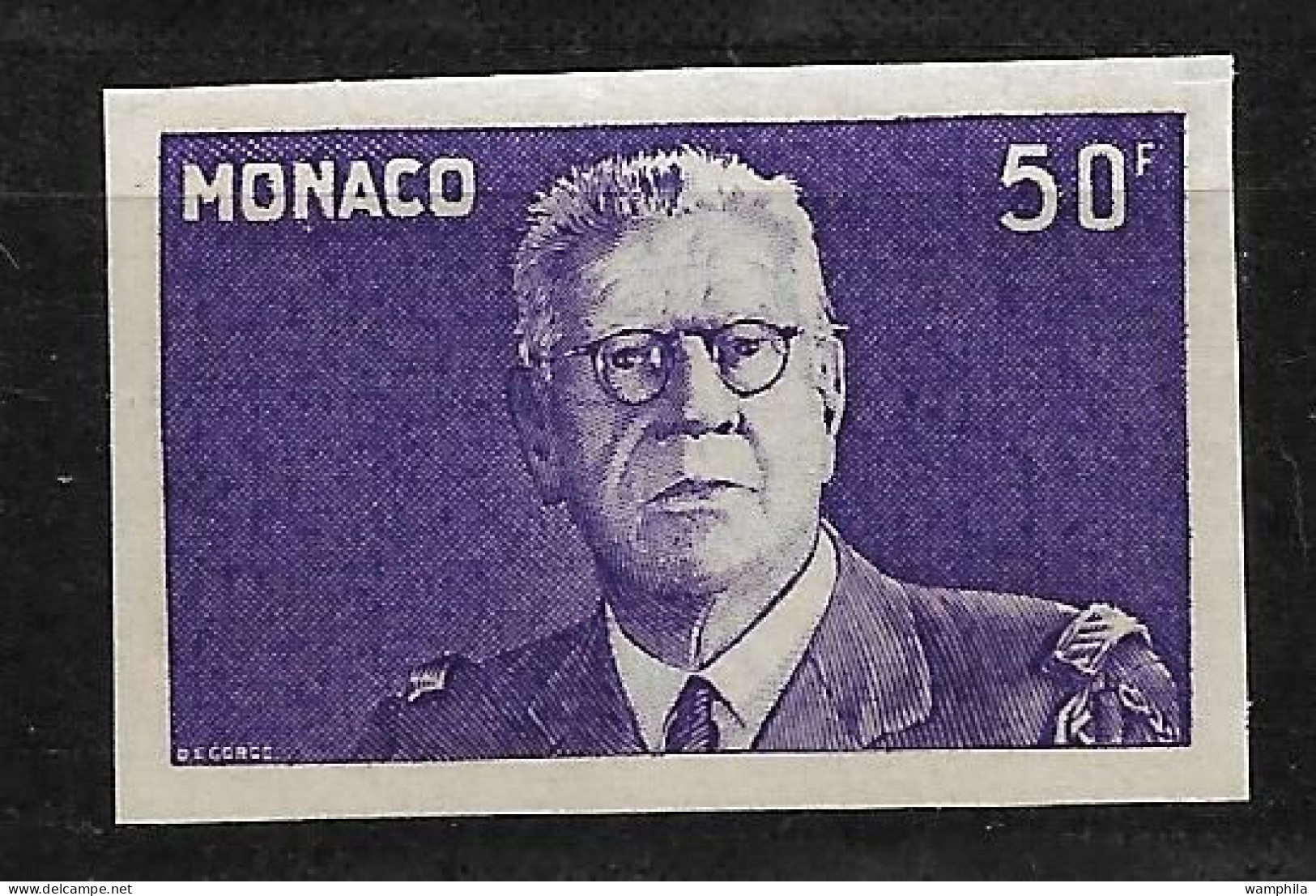 Monaco. 264** Non Dentelé. - Variétés