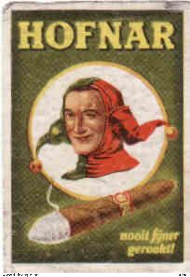 Dutch Matchbox Label, HOFNAR, Cigar, Nooit Fyner Gerooktl, Holland, Netherlands - Boites D'allumettes - Etiquettes