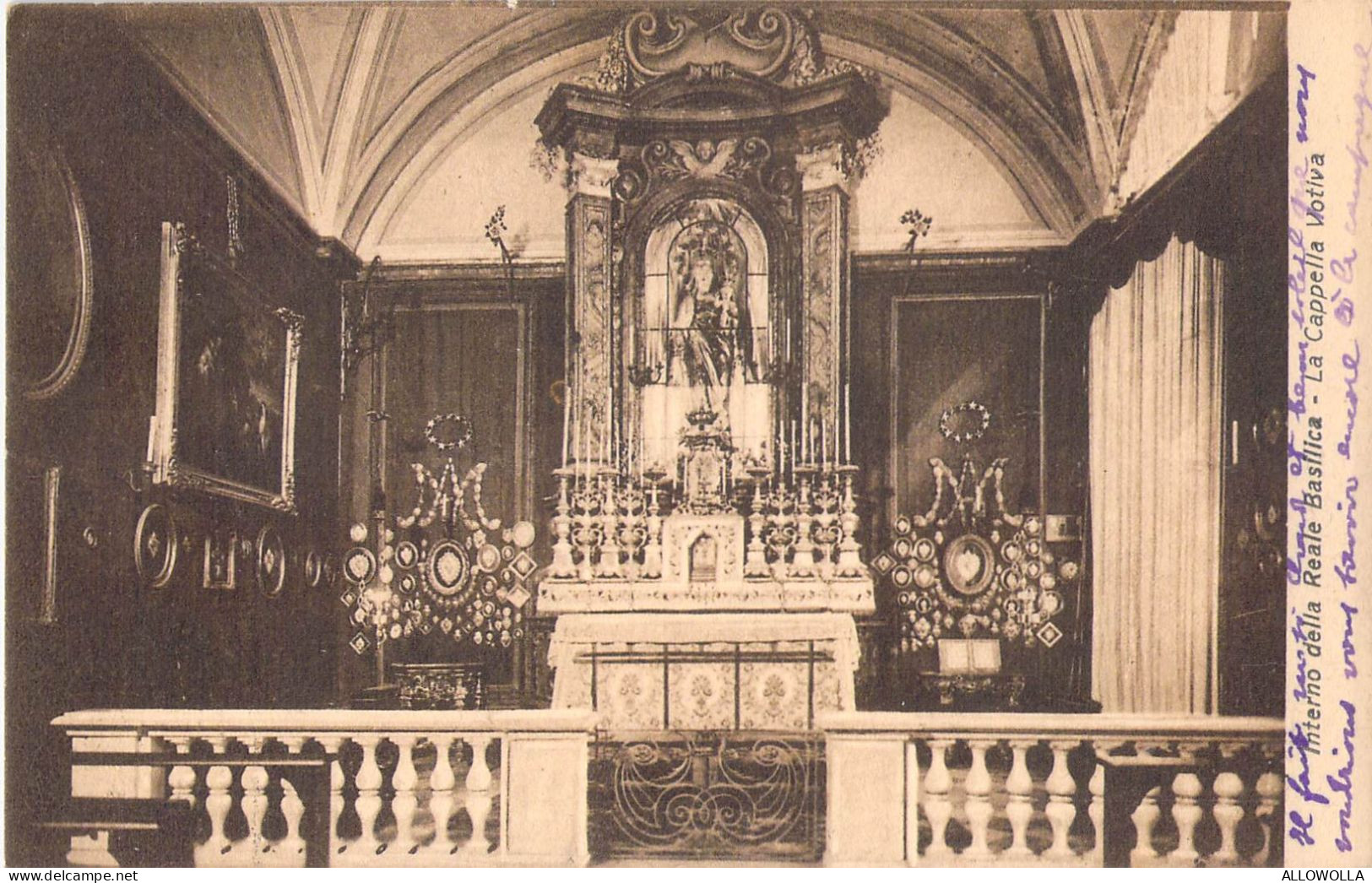 26395 " INTERNO DELLA REALE BASILICA-LA CAPPELLA VOTIVA " -VERA FOTO-CART.SPED.1931 - Églises