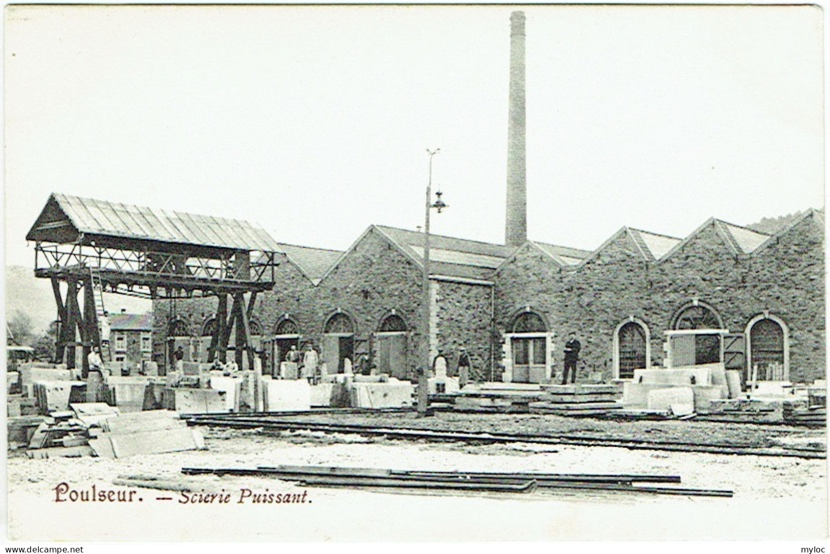 Poulseur. Scierie Puissant. - Comblain-au-Pont