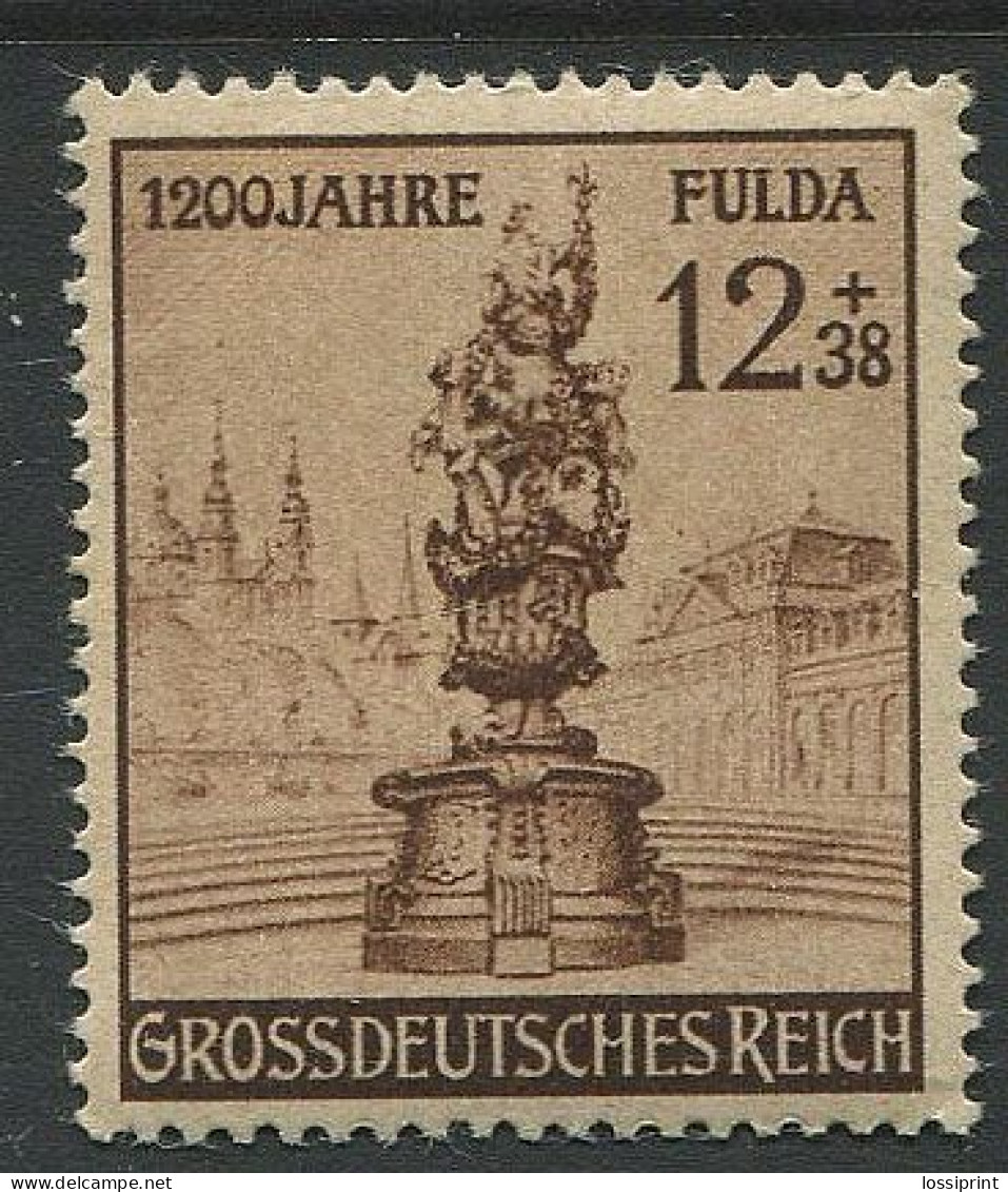Germany:Unused Stamp 1200 Years Fulda, Error, Dot Near Fulda A Letter, 1944, MNH - Abarten & Kuriositäten