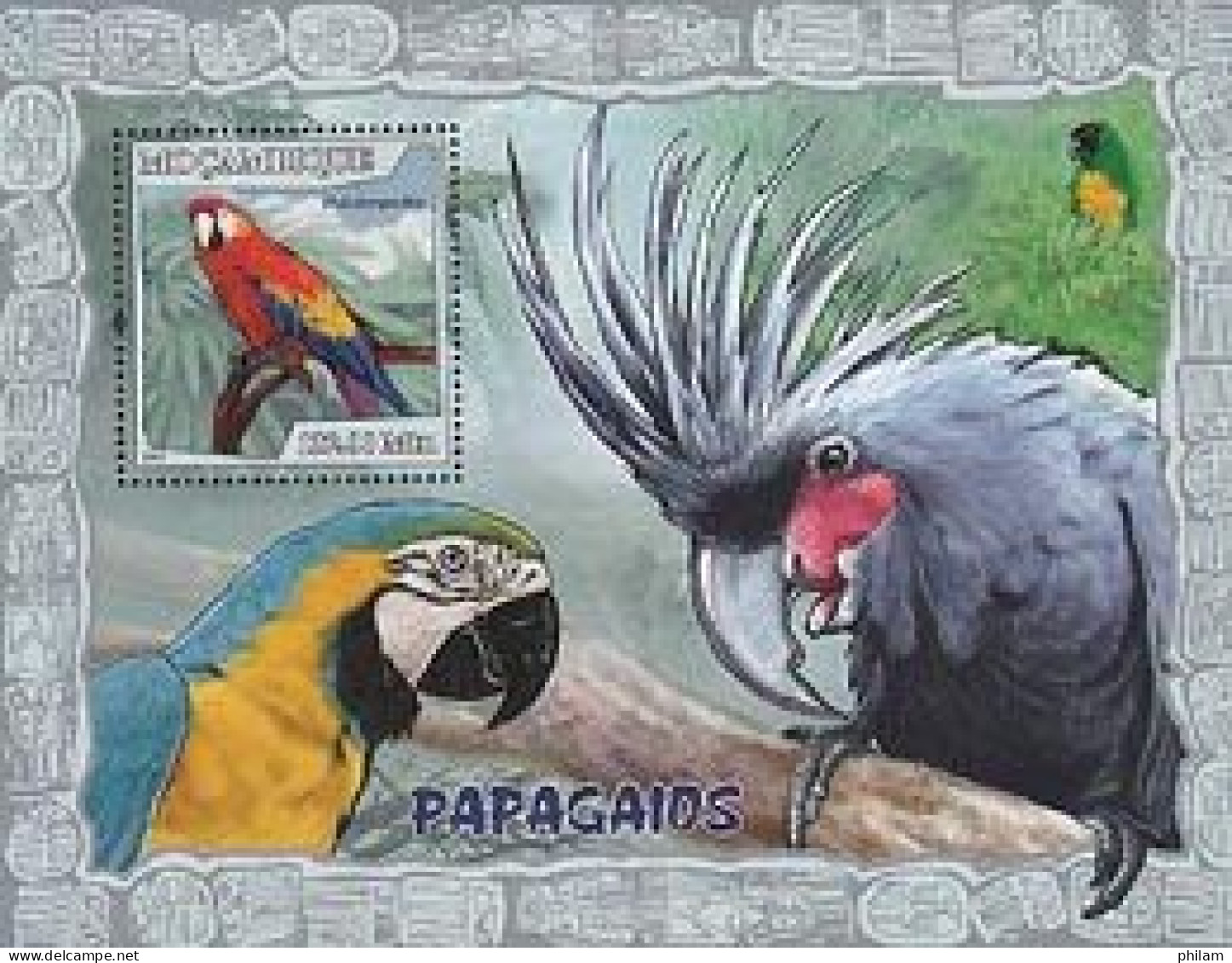 MOZAMBIQUE 2007 - Perroquets Tropicaux - Bloc - Papagayos
