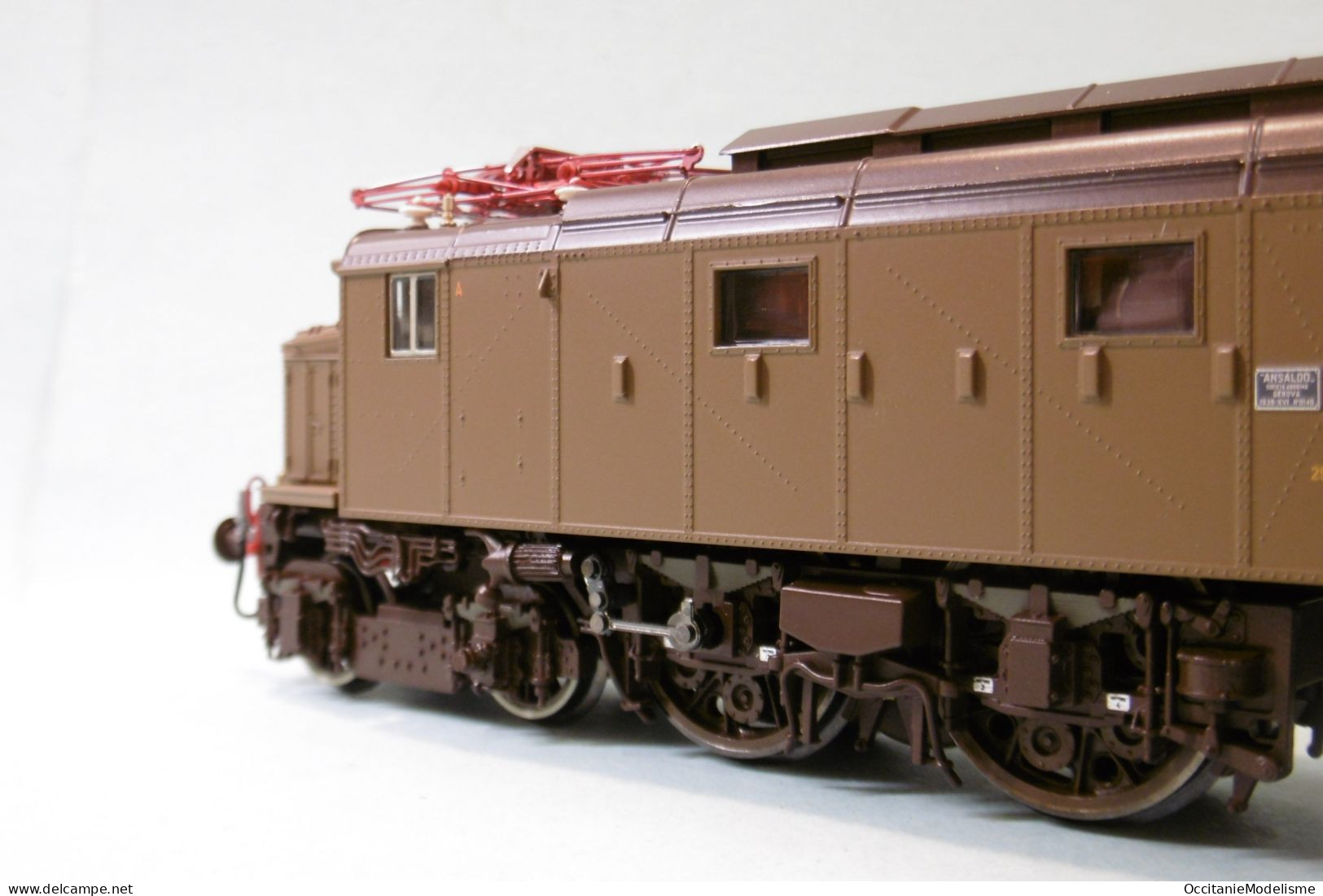 Rivarossi - Locomotive électrique E428 101 FS Marron ép. III Réf. HR2901 Neuf HO 1/87 - Locomotives