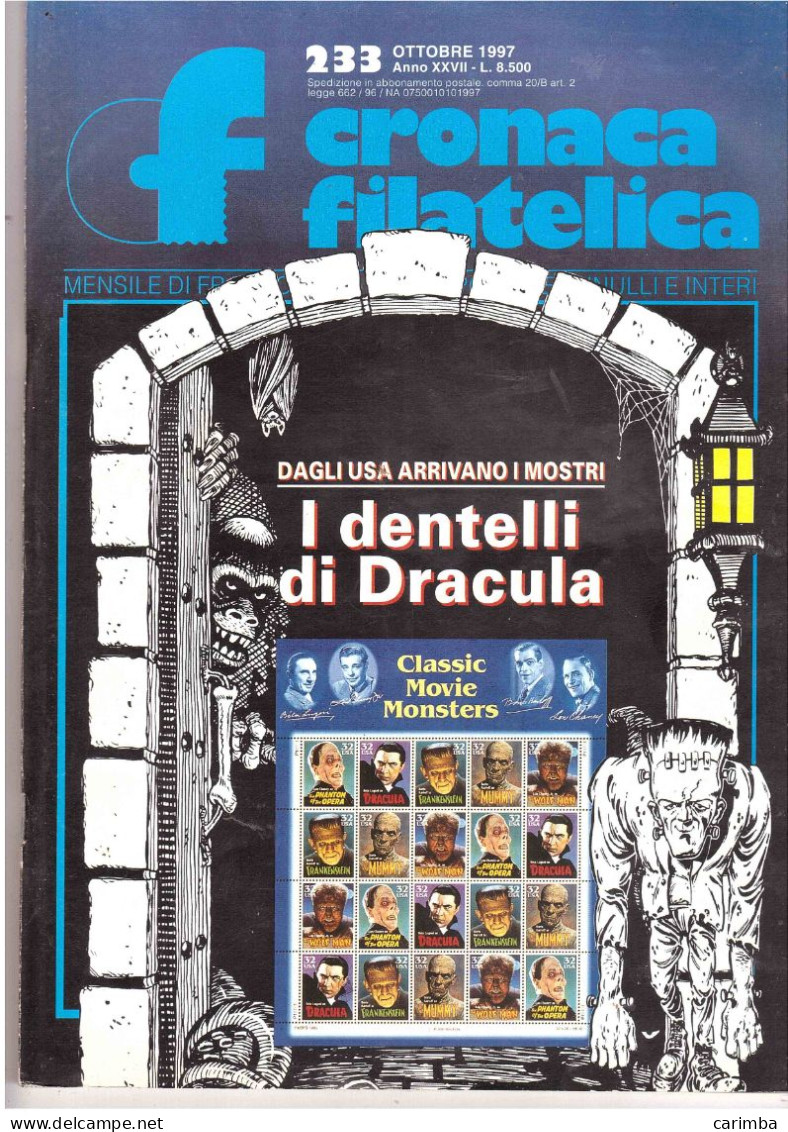 CRONACA FILATELICA OTTOBRE 1997 - Catalogues De Maisons De Vente