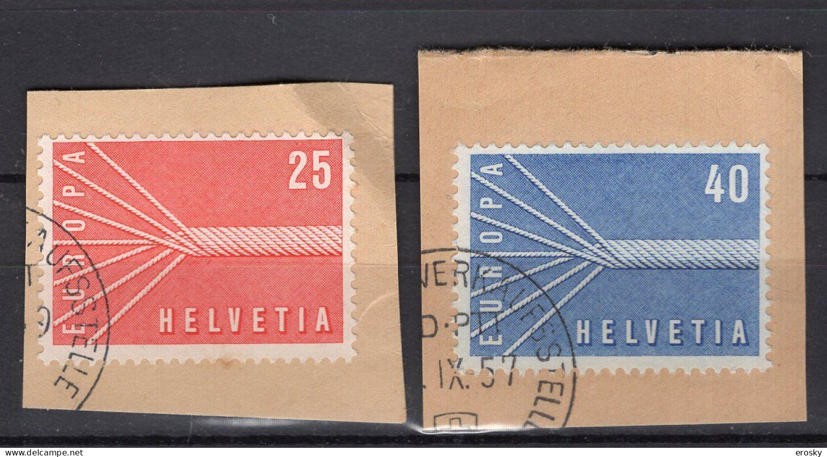 T2055 - SUISSE SWITZERLAND Yv N°595/96 - Used Stamps