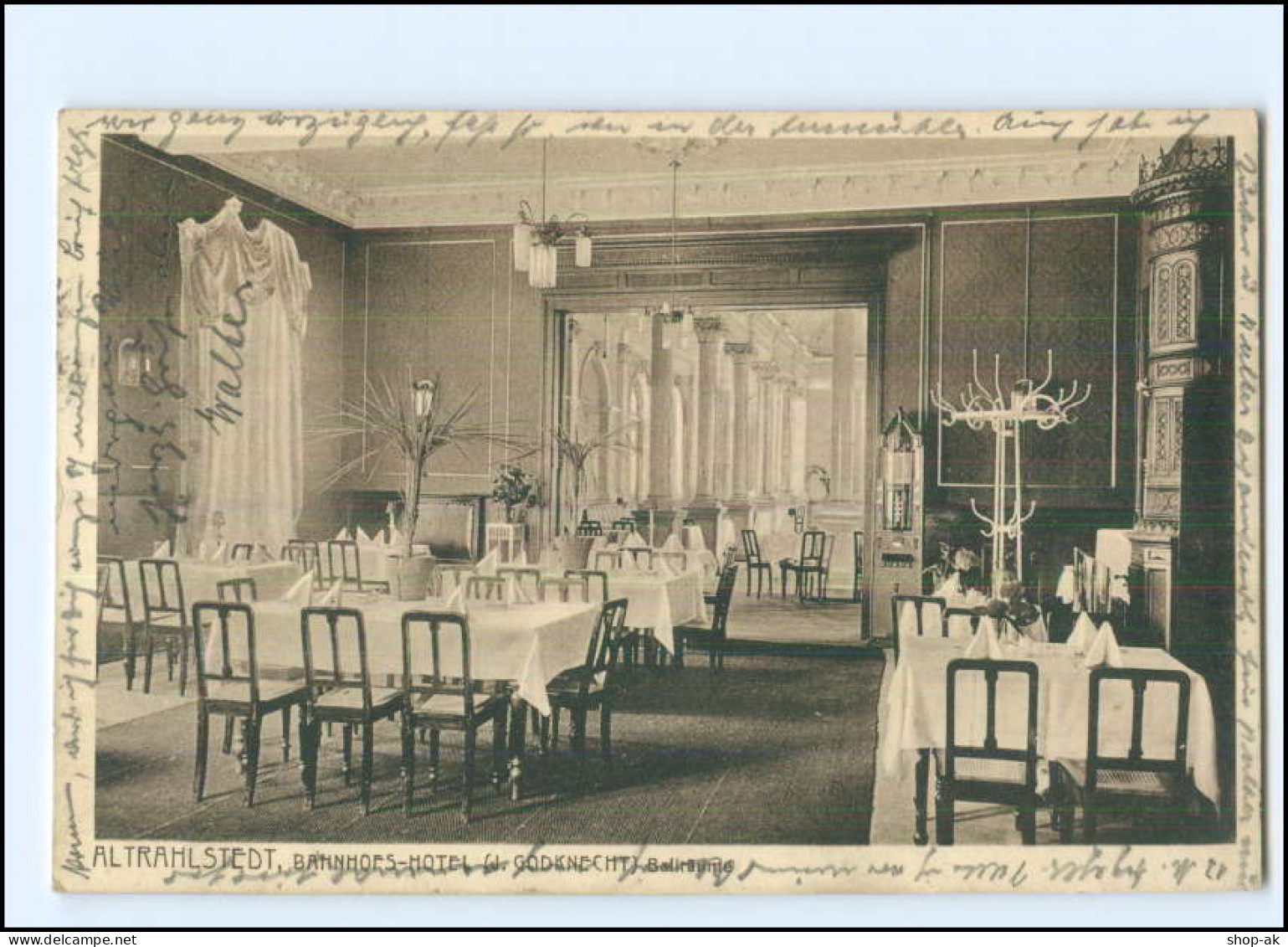 XX11599/ Hamburg Alt-Rahlstedt Bahnhofs-Hotel 1919 AK - Wandsbek