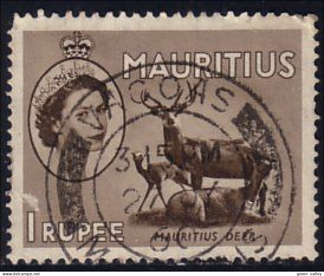 640 Mauritius Ile Maurice Sambar Antelope (MRC-59) - Pájaros Cantores (Passeri)