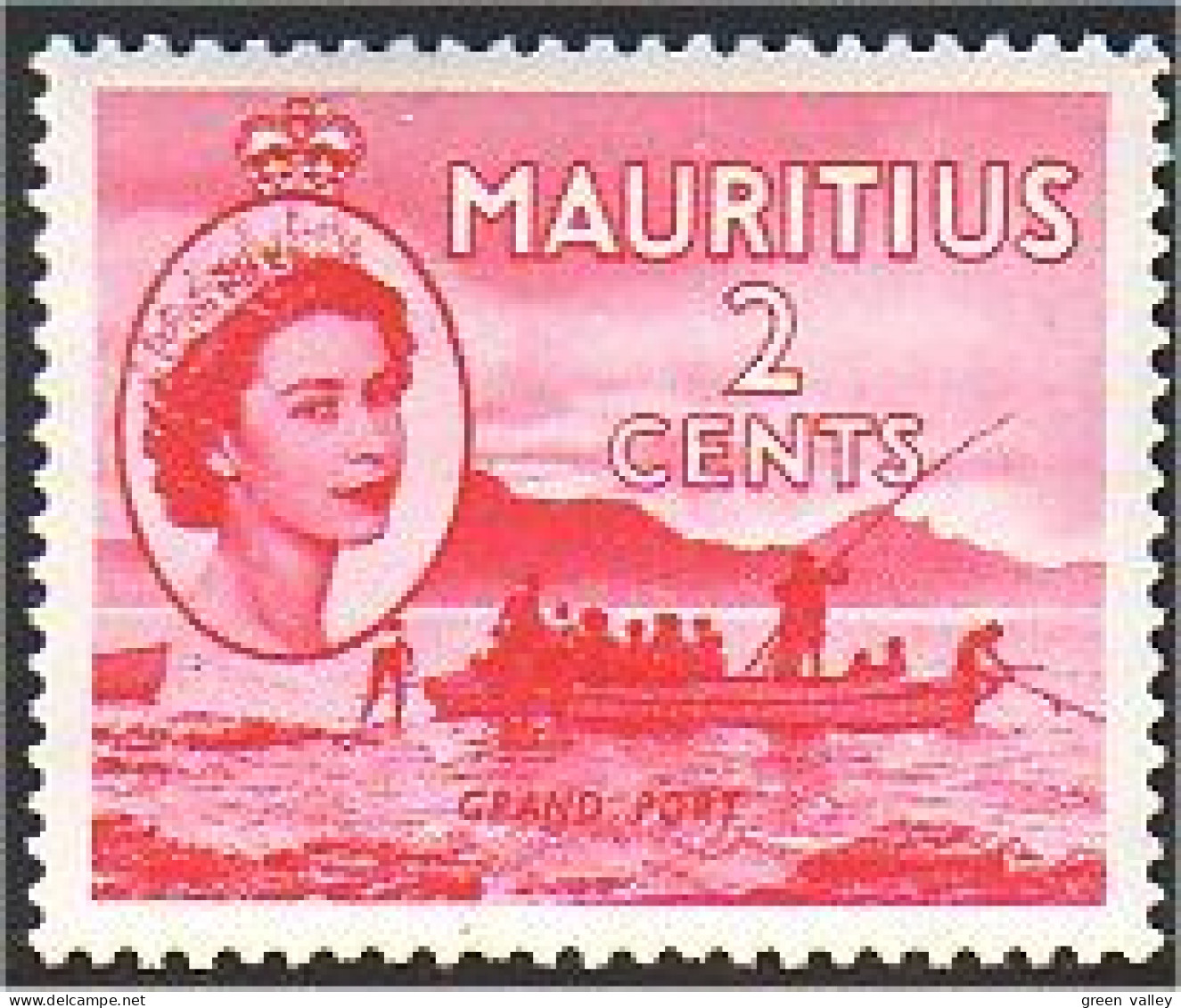 640 Mauritius Ile Maurice Port Harbour Pecheur Fisherman MNH ** Neuf SC (MRC-39c) - Alimentación
