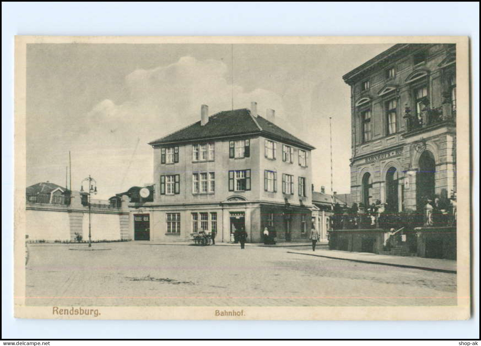 XX11442/ Rendsburg Bahnhof AK Ca.1912 - Rendsburg