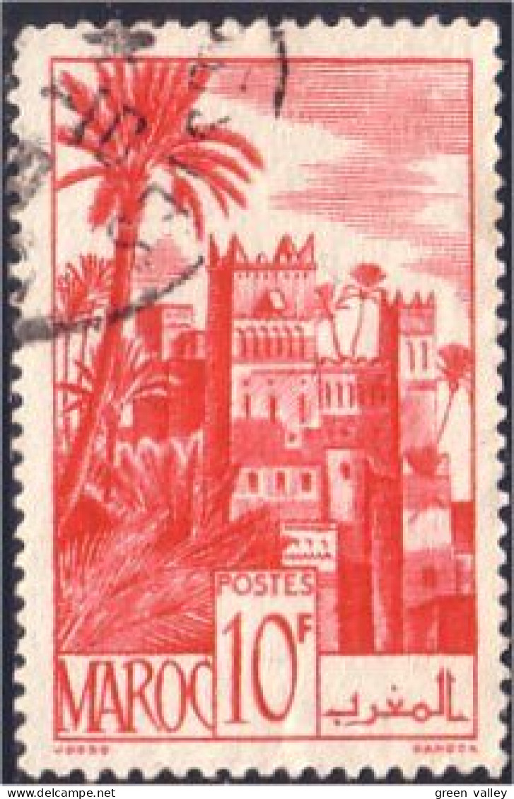 636 Maroc 10f Rouge Ouarzazat (MOR-84) - Used Stamps