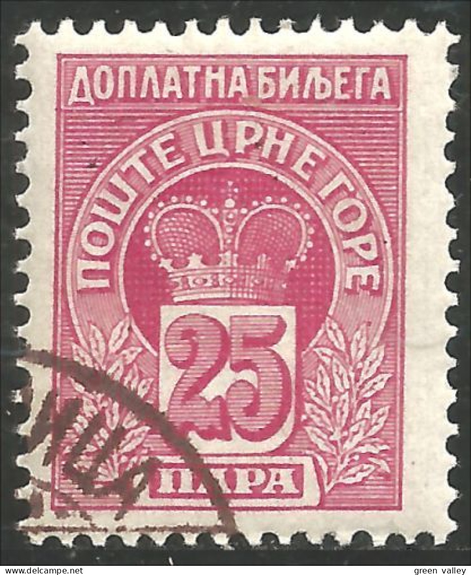 624 Montenegro 1907 Taxe Postage Due MH * Neuf (MNT-31) - Montenegro