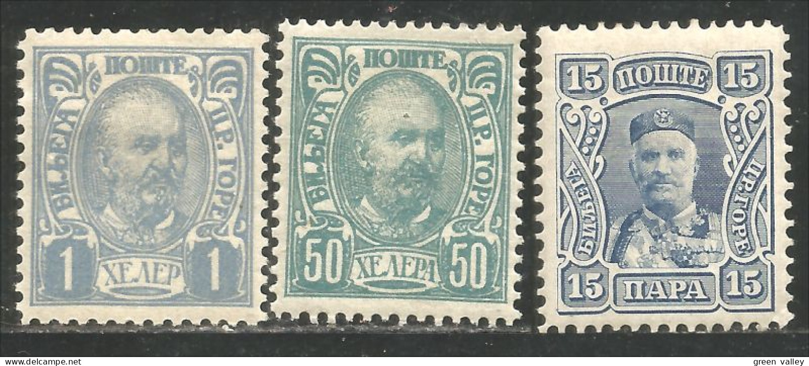 624 Montenegro 1902 Prince Nicolas 1er MH * Neuf (MNT-24) - Montenegro