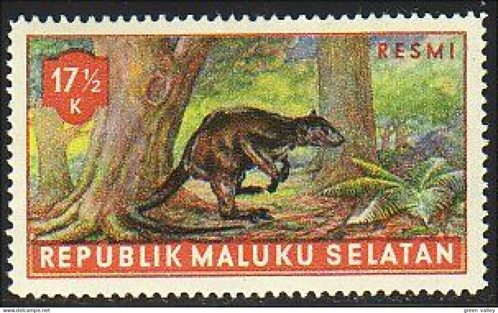619 Maluku Moluccas Molluques Rongeurs Rat Rodents MNH ** Neuf SC (MAL-32) - Knaagdieren