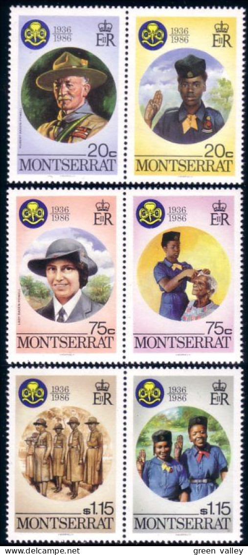 646 Ile Montserrat Scouts MNH ** Neuf SC (MSE-19) - Other & Unclassified