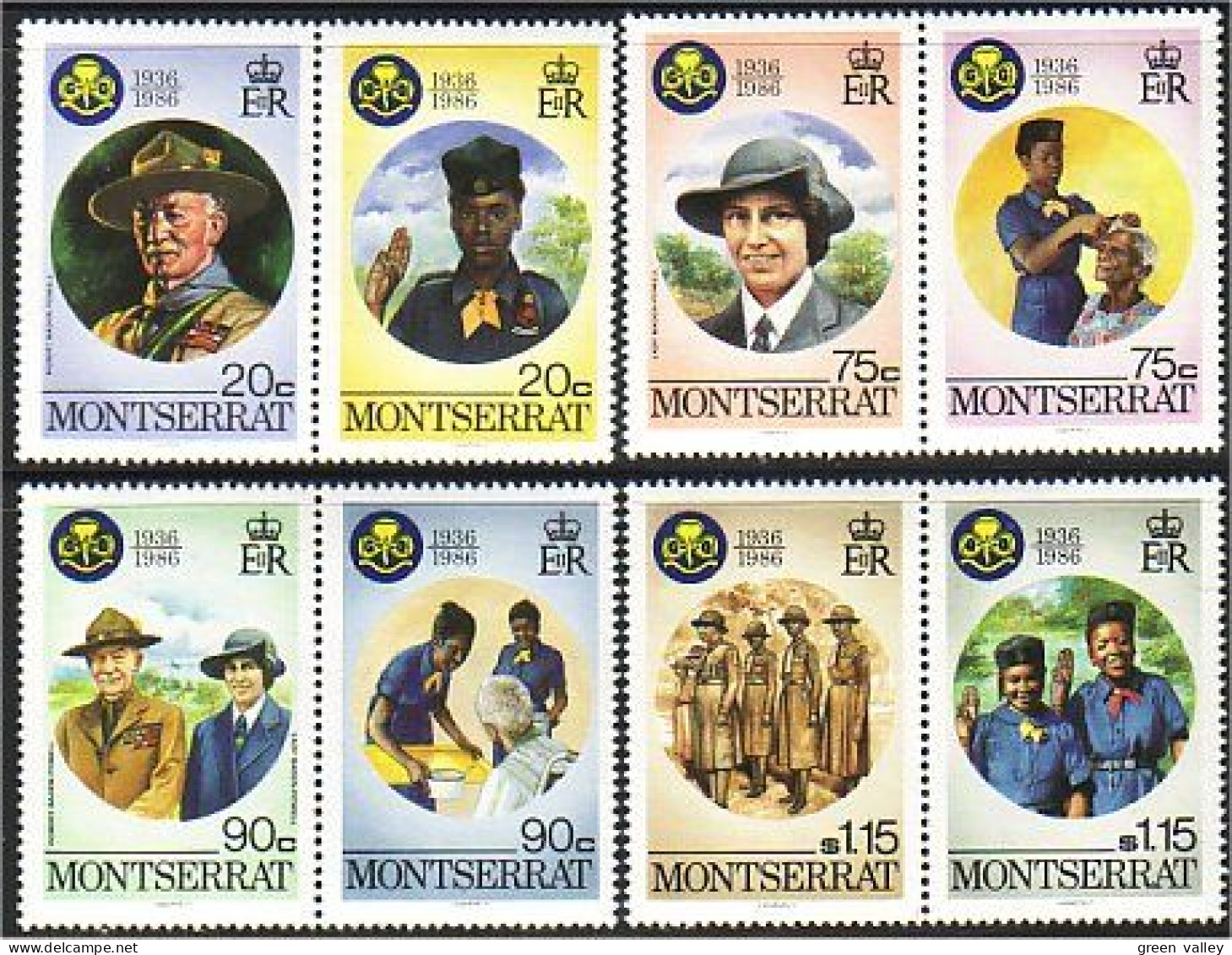 646 Ile Montserrat Scouts MNH ** Neuf SC (MSE-10) - Other & Unclassified