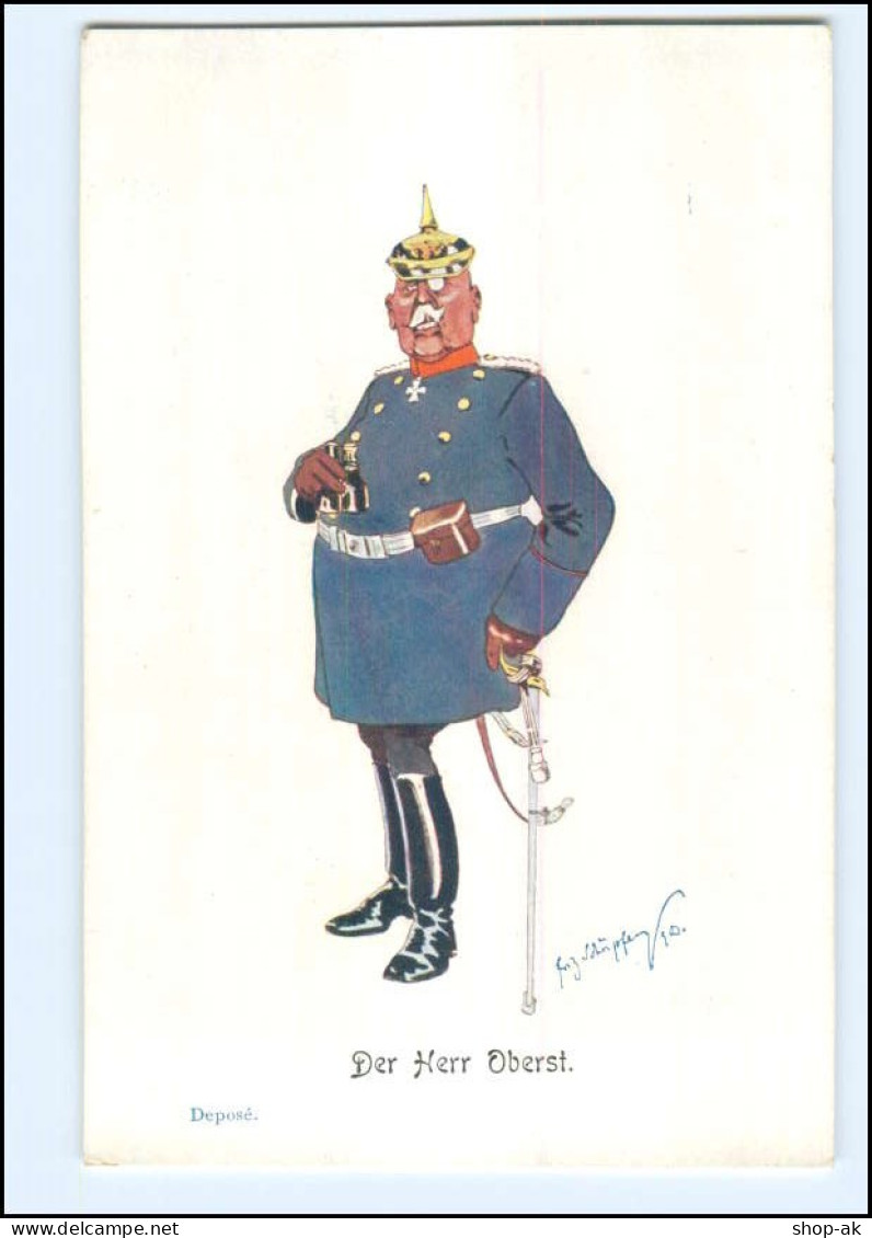 XX11094/ Schönpflug AK Militär Der Herr Oberst  Ca.1905 - Schoenpflug, Fritz