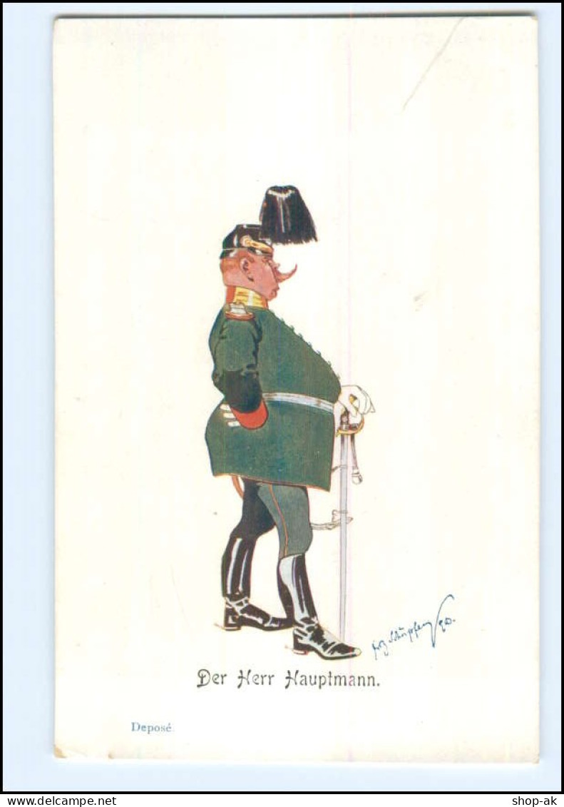 XX11093/ Schönpflug AK Militär Der Herr Hauptmann Ca.1905 - Schönpflug, Fritz