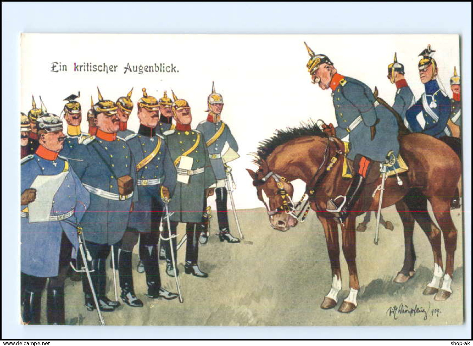 XX11088/ Schönpflug AK Militär Soldat Zu Pferde Offiziere 1909 - Schönpflug, Fritz