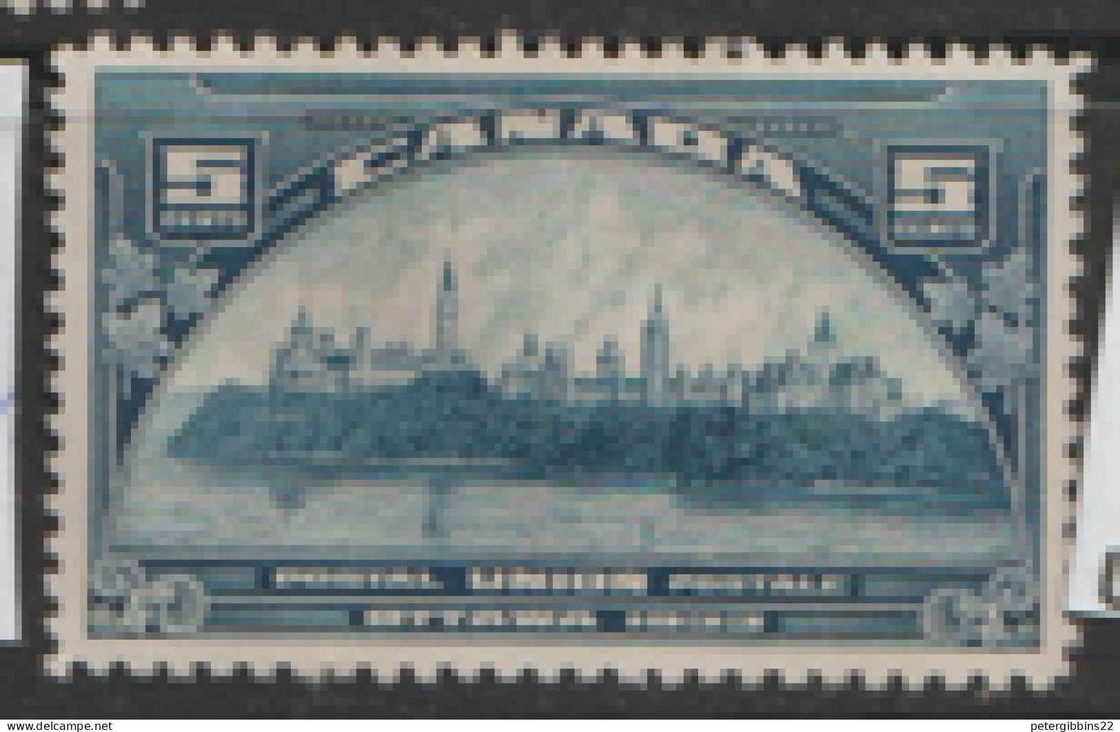 Canada  1933  SG  329  5c U P U Mint No Gum - Unused Stamps