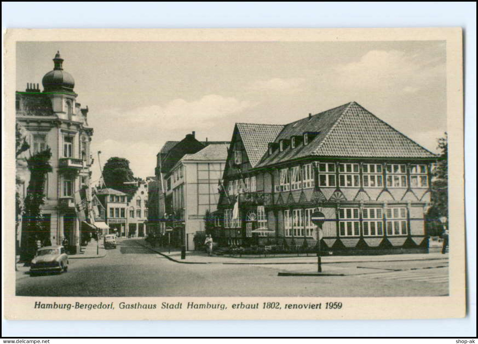 Y17582/ Hamburg Bergedorf Gasthaus Stadt Hamburg AK 1961 - Bergedorf