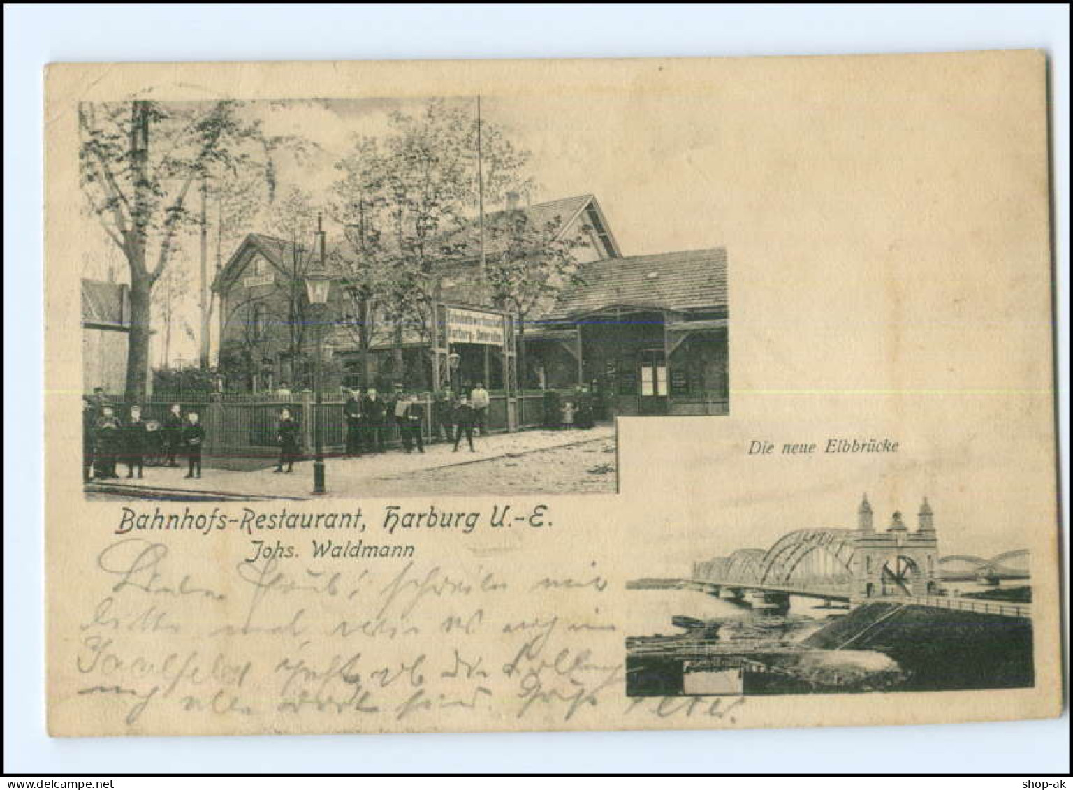 XX10401/ Hambug Harburg Bahnhofs-Restaurant AK Ca.1912 - Harburg