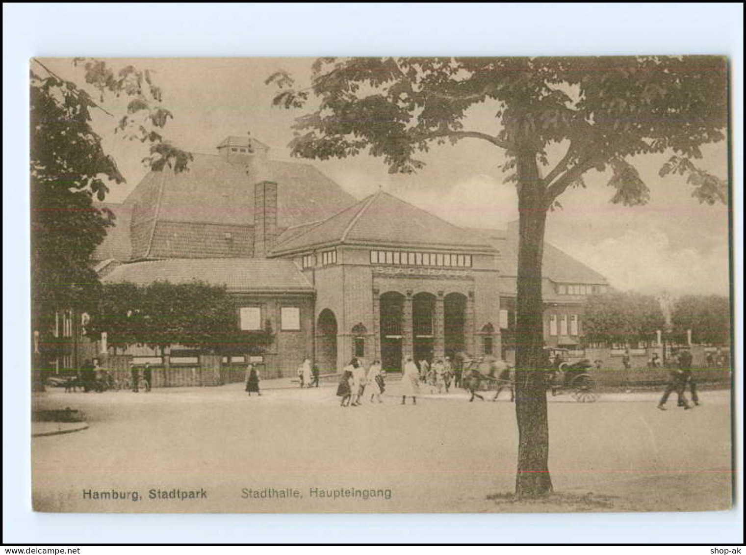 V391/ Hamburg Stadtpark Stadthalle AK 1926 - Winterhude