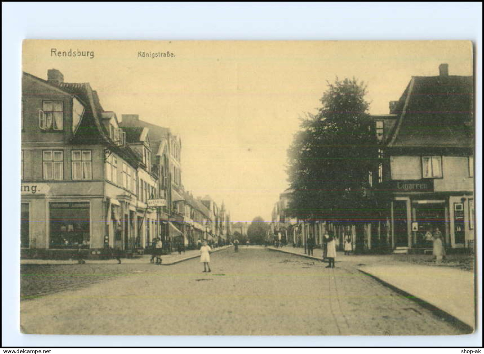 V368/ Rendsburg Königstraße AK  Ca.1920 - Rendsburg