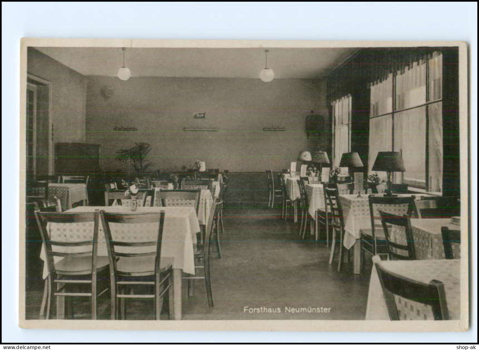 V262/ Neumünster Forsthaus Park-Restaurant AK Ca.1938 - Neumuenster